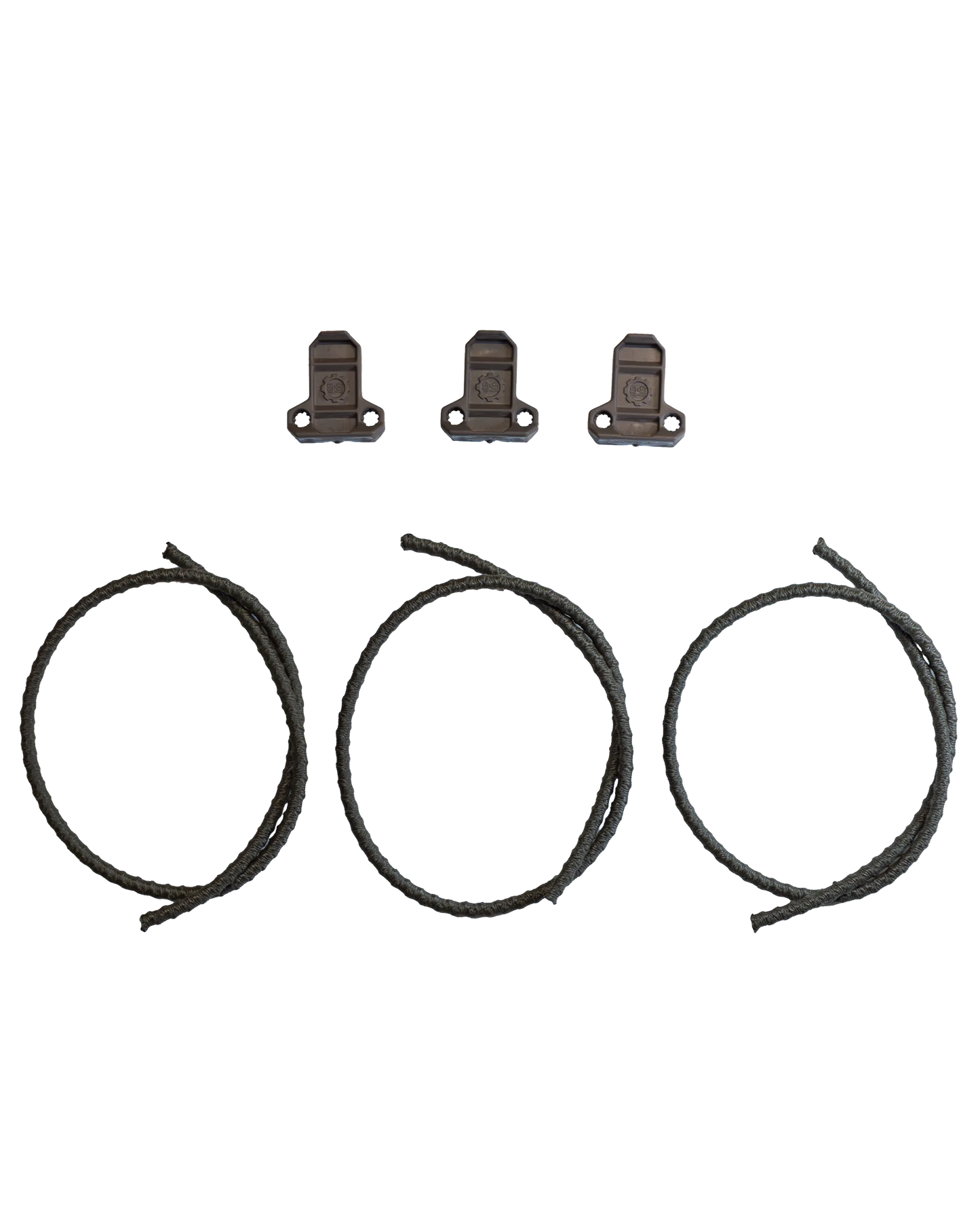 S&S Pull Tab with Cordura TrueLock positive locking shock cord, 3-pack