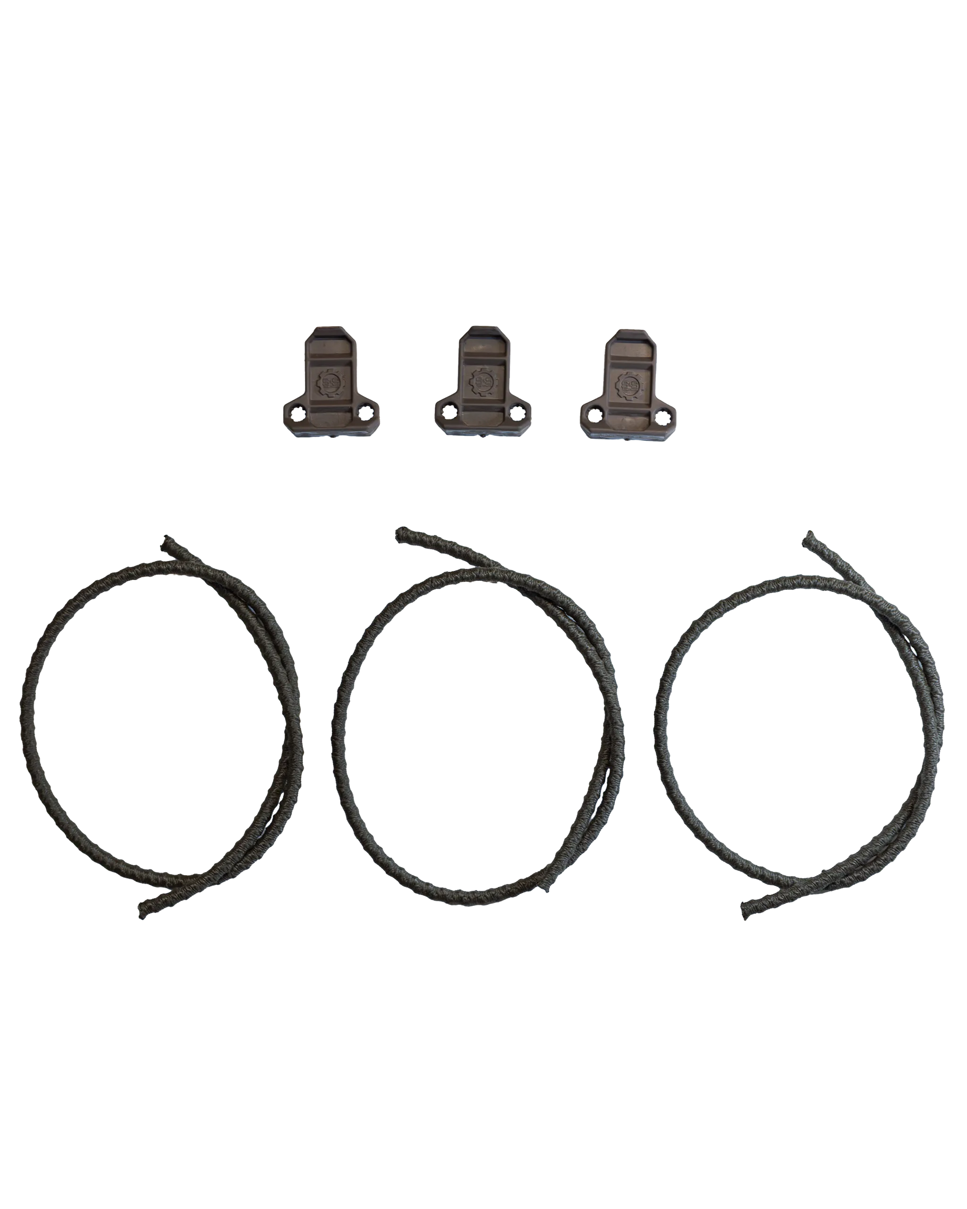S&S Pull Tab with Cordura TrueLock positive locking shock cord, 3-pack